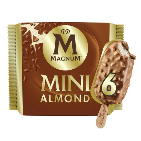 GETIT.QA- Qatar’s Best Online Shopping Website offers MAGNUM MINI ICE CREAM STICK ALMOND 6 X 57.5 ML at the lowest price in Qatar. Free Shipping & COD Available!