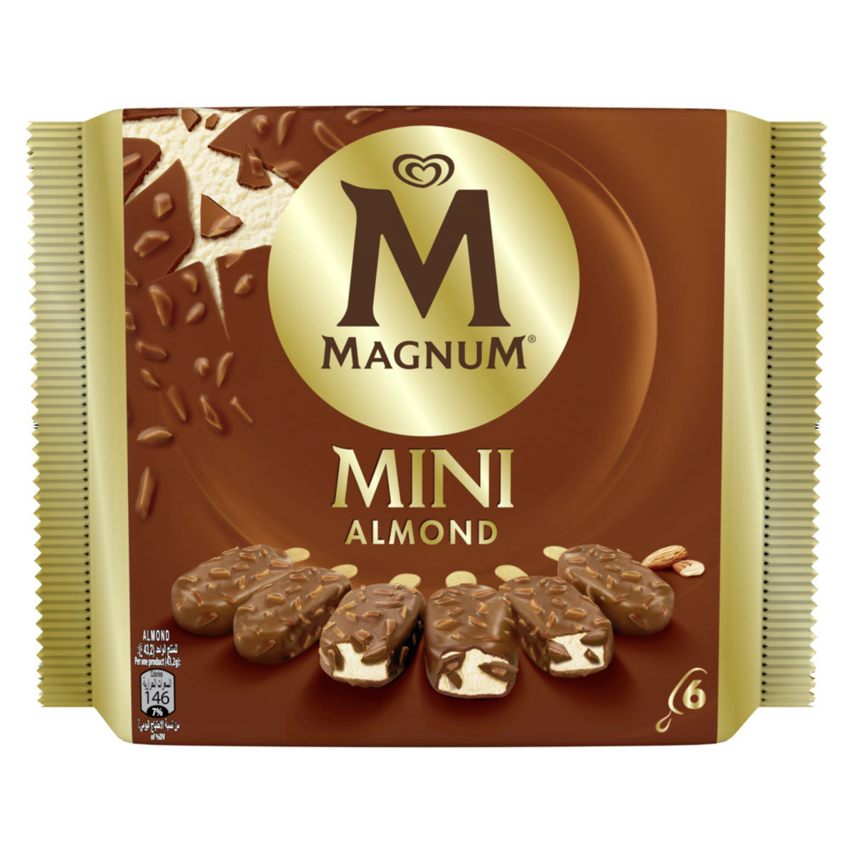 GETIT.QA- Qatar’s Best Online Shopping Website offers MAGNUM MINI ICE CREAM STICK ALMOND 6 X 57.5 ML at the lowest price in Qatar. Free Shipping & COD Available!