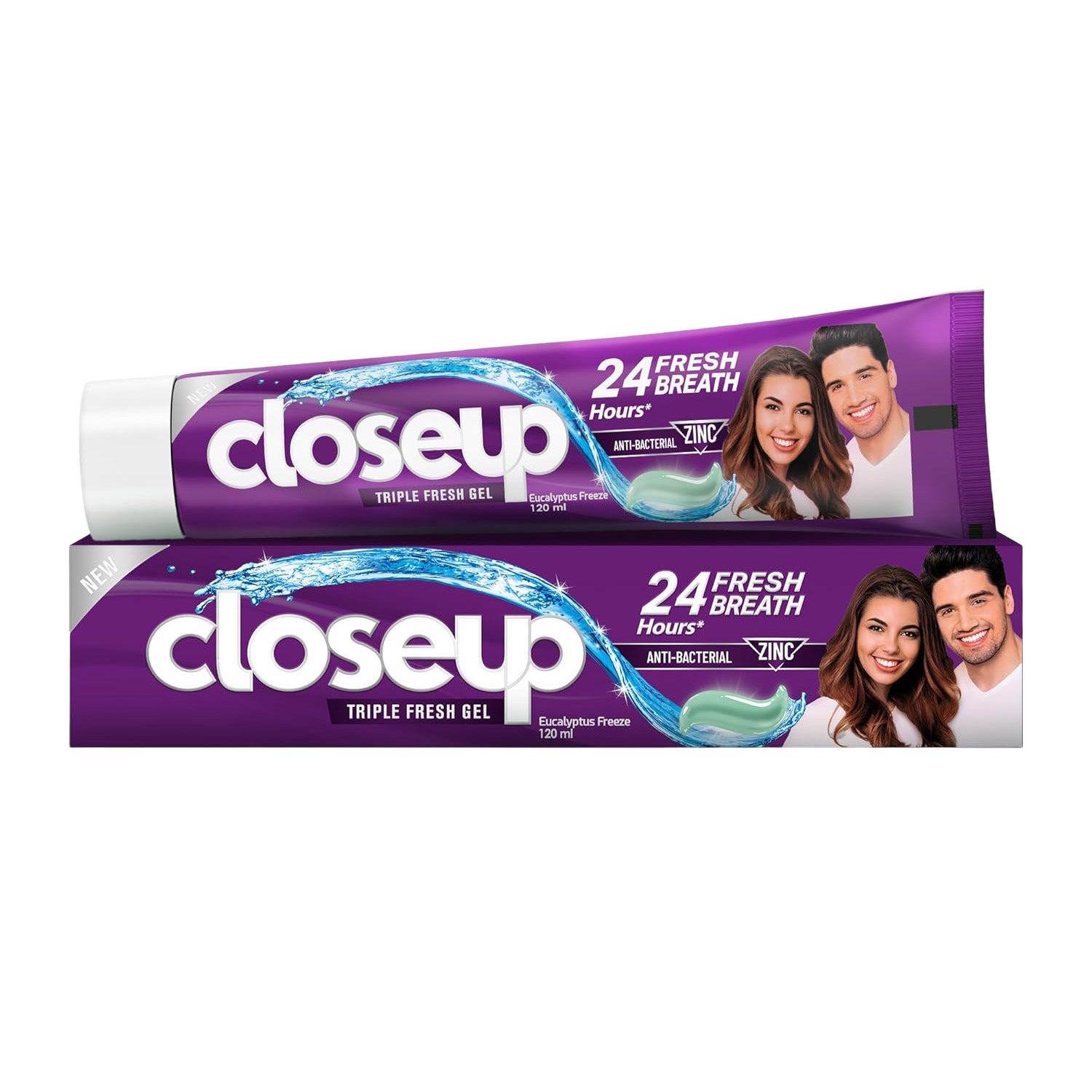 GETIT.QA- Qatar’s Best Online Shopping Website offers CLOSEUP TRIPLE FRESH FORMULA GEL TOOTHPASTE EUCALYPTUS FREEZE 120 ML at the lowest price in Qatar. Free Shipping & COD Available!