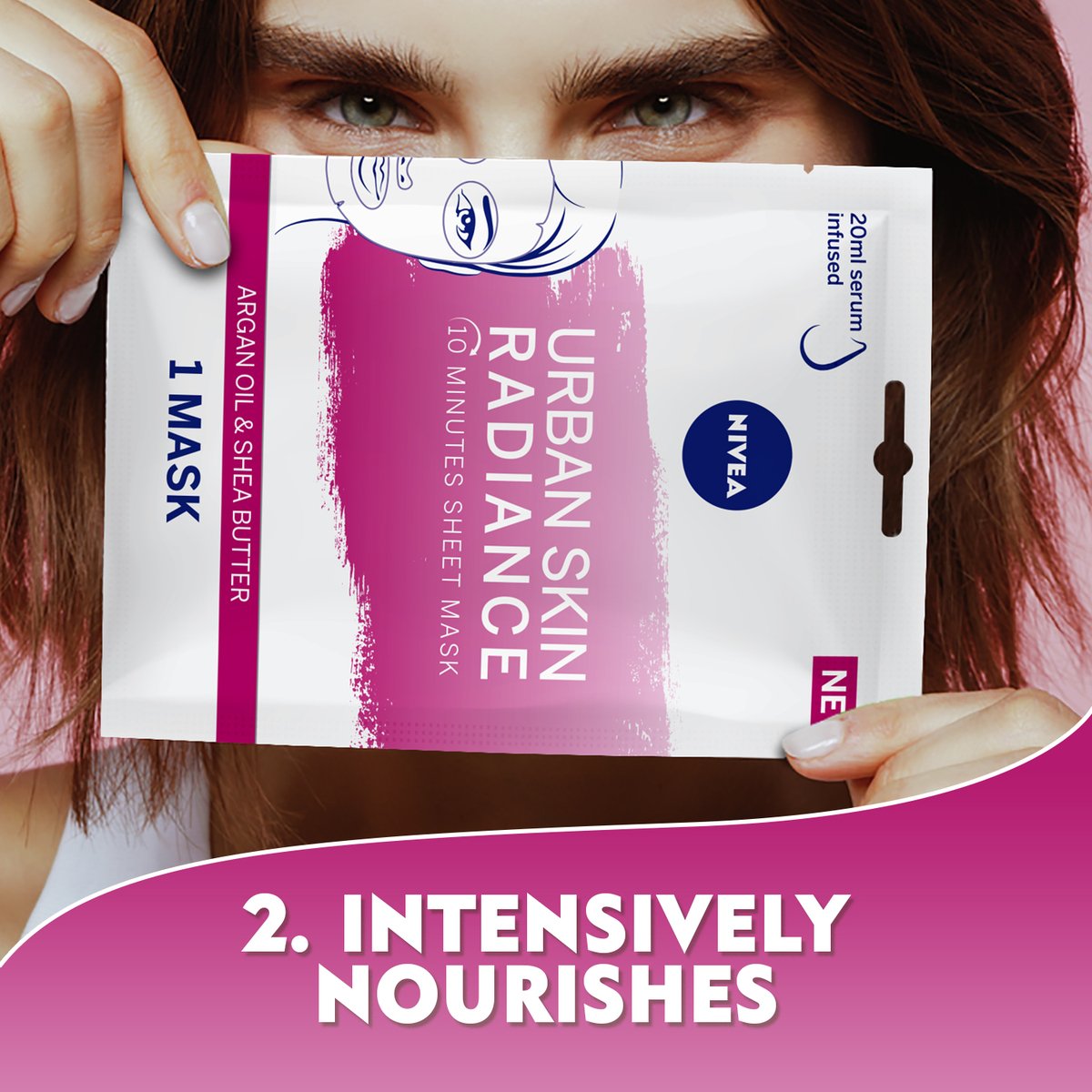 GETIT.QA- Qatar’s Best Online Shopping Website offers NIVEA FACE SHEET MASK RADIANCE UBRAN SKIN 1 PC at the lowest price in Qatar. Free Shipping & COD Available!