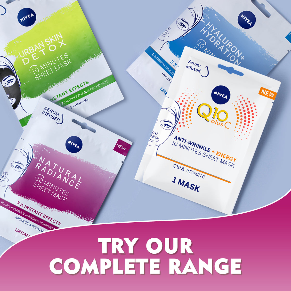 GETIT.QA- Qatar’s Best Online Shopping Website offers NIVEA FACE SHEET MASK RADIANCE UBRAN SKIN 1 PC at the lowest price in Qatar. Free Shipping & COD Available!