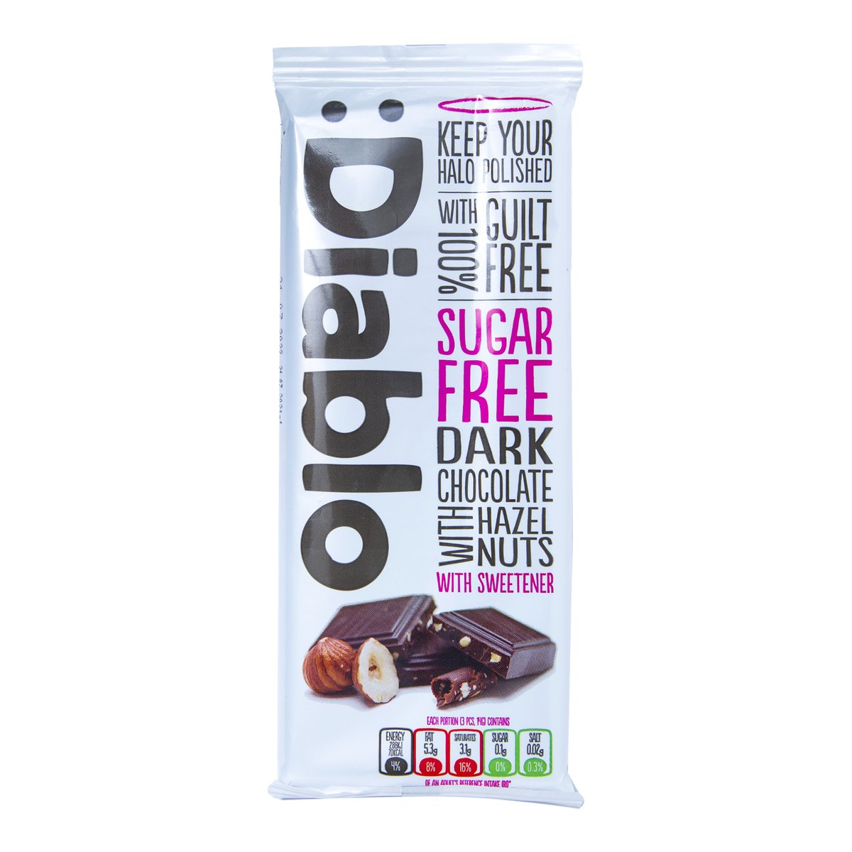 GETIT.QA- Qatar’s Best Online Shopping Website offers DIAB DARKCHOC W/HAZLNT S/F 85G at the lowest price in Qatar. Free Shipping & COD Available!