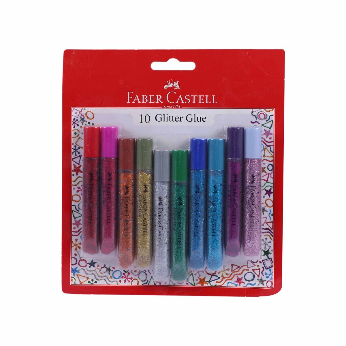 GETIT.QA- Qatar’s Best Online Shopping Website offers FABER CASTELL GLITTER GLUE 10S FCIN220111 at the lowest price in Qatar. Free Shipping & COD Available!