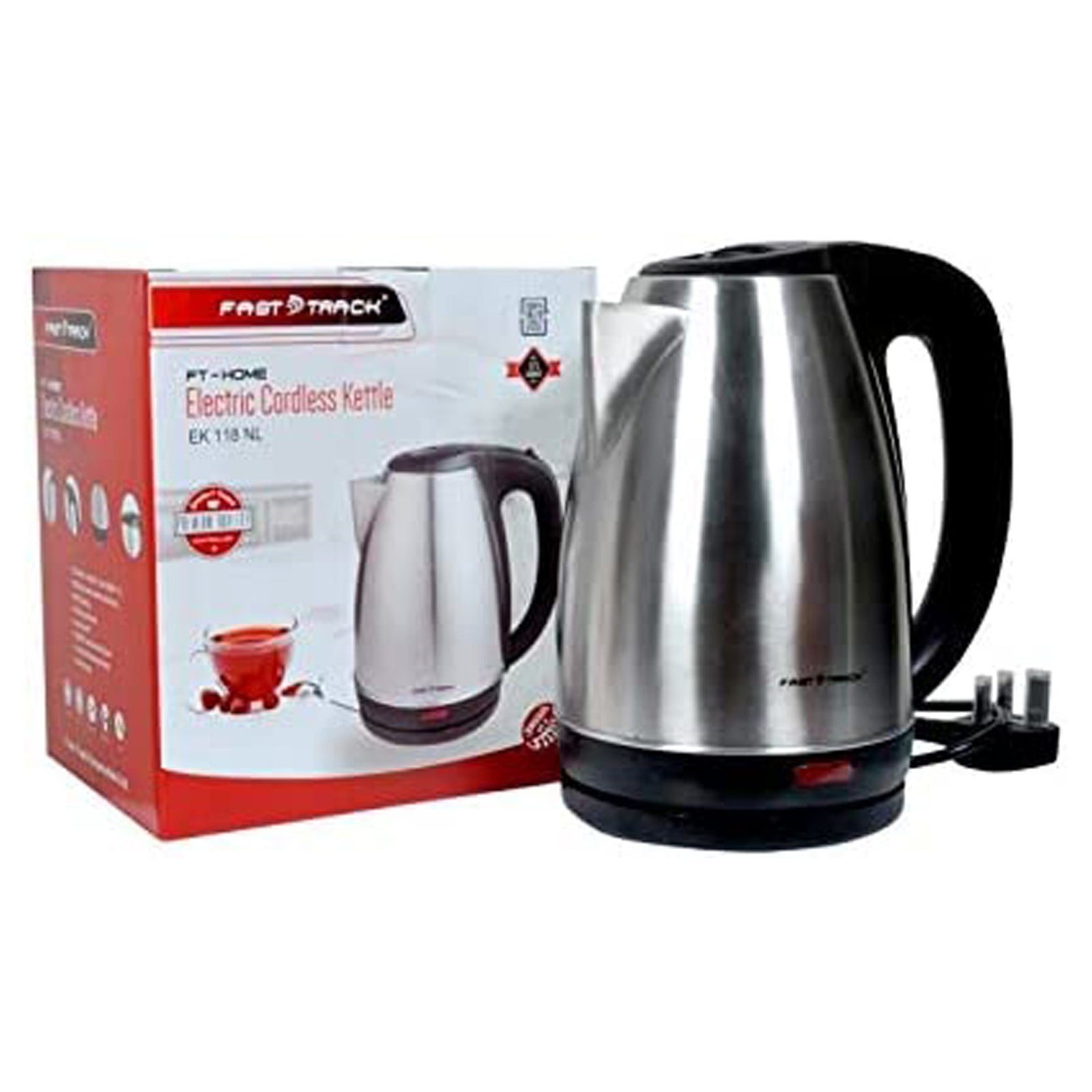 GETIT.QA- Qatar’s Best Online Shopping Website offers FAST TRACK KETTLE 118 1.8LTR ASSORTED at the lowest price in Qatar. Free Shipping & COD Available!