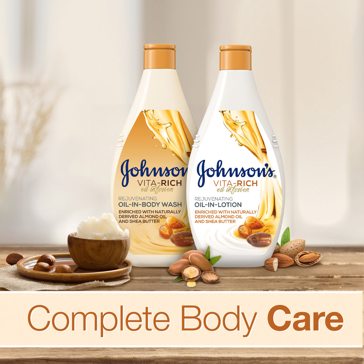 GETIT.QA- Qatar’s Best Online Shopping Website offers JOHNSON'S BODY LOTION VITA-RICH OIL-IN-LOTION REJUVENATING 400 ML at the lowest price in Qatar. Free Shipping & COD Available!