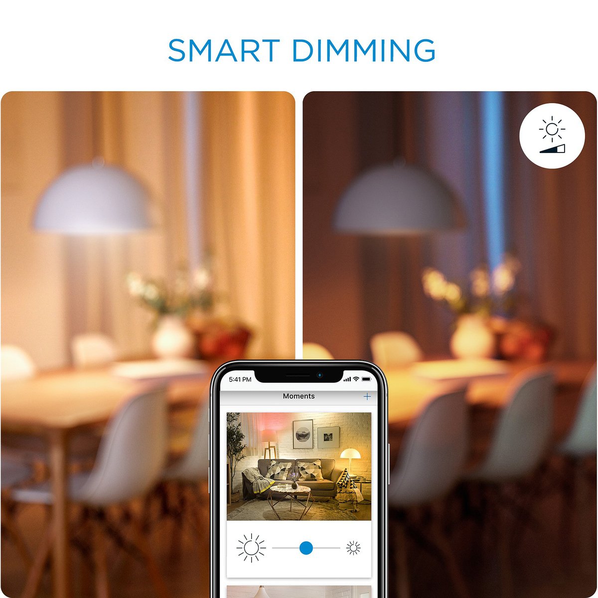 GETIT.QA- Qatar’s Best Online Shopping Website offers WIZ WI-FI TUNABLE SMART BULB WHITE 9W A60 E27 806LM at the lowest price in Qatar. Free Shipping & COD Available!