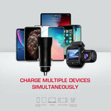 GETIT.QA- Qatar’s Best Online Shopping Website offers TRANDS 36W CAR CHARGER (TYPE-C & LIGHTNING CABLE)AD663, BLACK at the lowest price in Qatar. Free Shipping & COD Available!