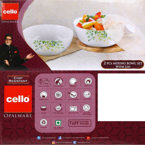 Cello Royal Mix bowl 2pcs With Lid DB