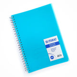 GETIT.QA- Qatar’s Best Online Shopping Website offers MAXI WIRE-O-COLORED POLYPROPYLENE NOTEBOOK, A5 SIZE, 80 SHEETS, MX-EXNB-A5 at the lowest price in Qatar. Free Shipping & COD Available!
