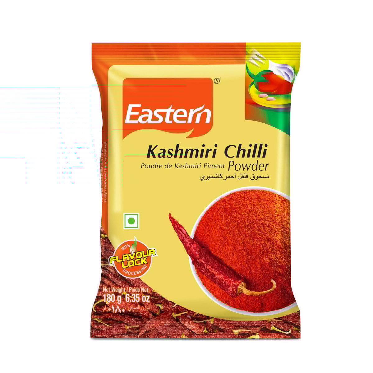GETIT.QA- Qatar’s Best Online Shopping Website offers EASTERN KASHMIRI CHILLI POWDER 180 G
 at the lowest price in Qatar. Free Shipping & COD Available!