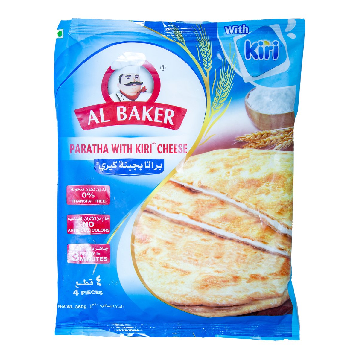 GETIT.QA- Qatar’s Best Online Shopping Website offers AL BAKER PARATHA WITH KIRI CHEESE 4 PCS at the lowest price in Qatar. Free Shipping & COD Available!
