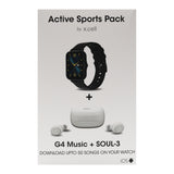 GETIT.QA- Qatar’s Best Online Shopping Website offers X CELL CALLING WATCH G4 BLACK + EARBUDS SOUL 3 at the lowest price in Qatar. Free Shipping & COD Available!
