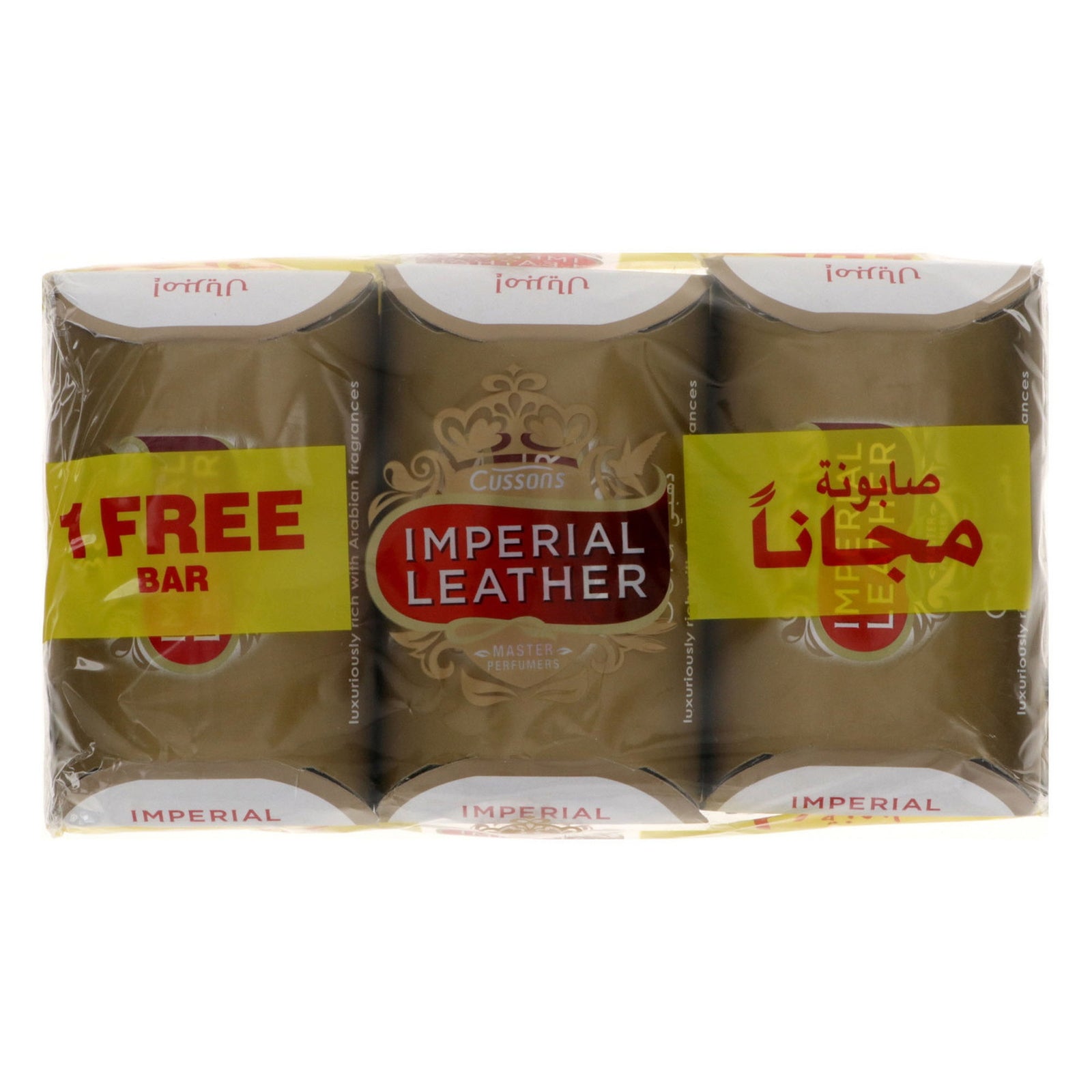 GETIT.QA- Qatar’s Best Online Shopping Website offers IMPERIAL LEATHER GOLD SOAP 6 X 175 G at the lowest price in Qatar. Free Shipping & COD Available!