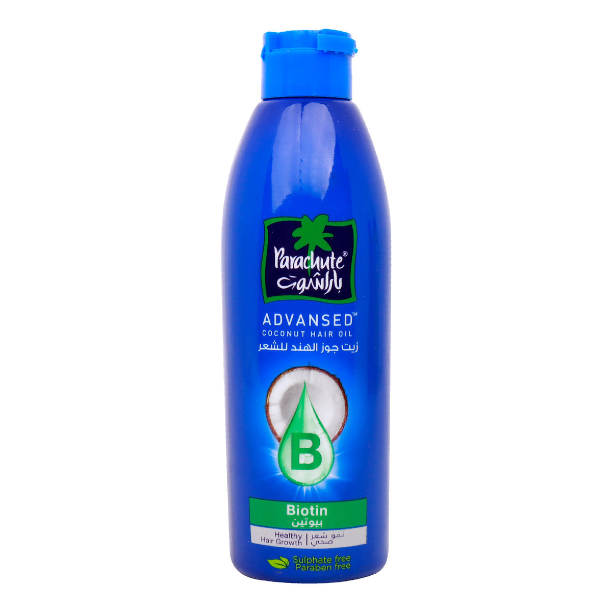 GETIT.QA- Qatar’s Best Online Shopping Website offers PARACHUTE ADVANSED COCONUT HAIR OIL WITH BIOTIN 170 ML at the lowest price in Qatar. Free Shipping & COD Available!