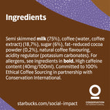 GETIT.QA- Qatar’s Best Online Shopping Website offers STARBUCKS FRAPPUCCINO MOCHA CHOCOLATE COFFEE DRINK 250 ML at the lowest price in Qatar. Free Shipping & COD Available!