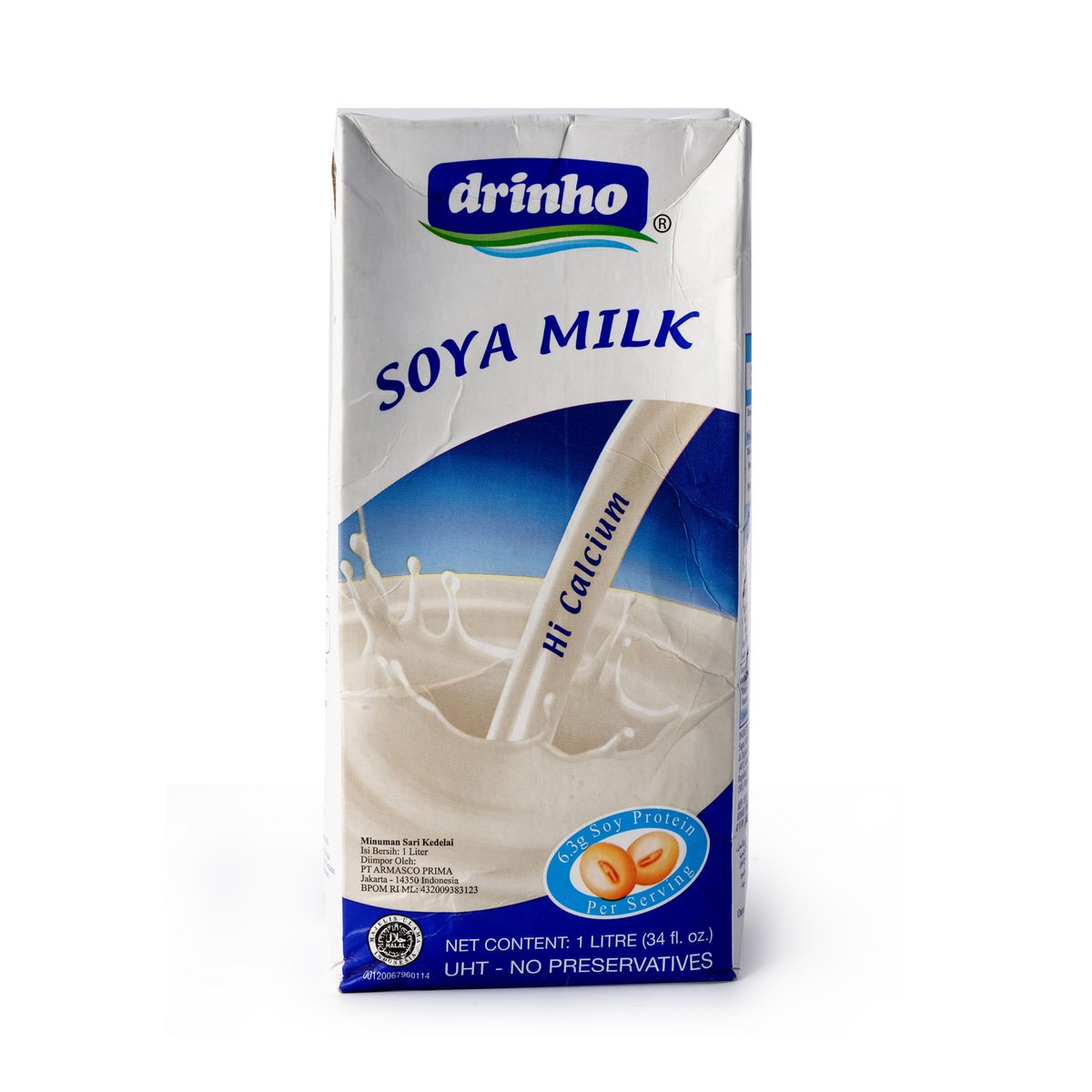 GETIT.QA- Qatar’s Best Online Shopping Website offers DRINHO SOYA MILK HI CALCIUM 1 LITRE
 at the lowest price in Qatar. Free Shipping & COD Available!