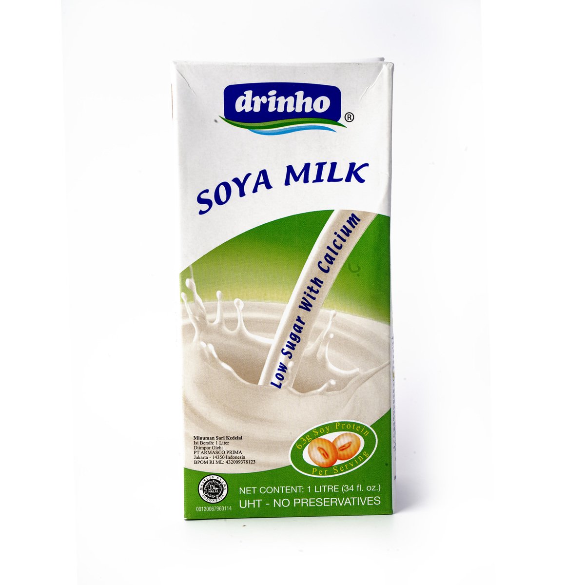 GETIT.QA- Qatar’s Best Online Shopping Website offers DRINHO SOYA MILK LOW SUGAR WITH CALCIUM 1 LITRE
 at the lowest price in Qatar. Free Shipping & COD Available!