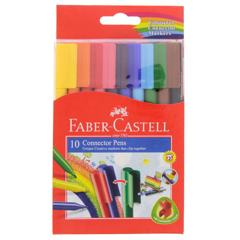 GETIT.QA- Qatar’s Best Online Shopping Website offers FABER-CASTELL CONNECTOR PENS  10 PIECES at the lowest price in Qatar. Free Shipping & COD Available!