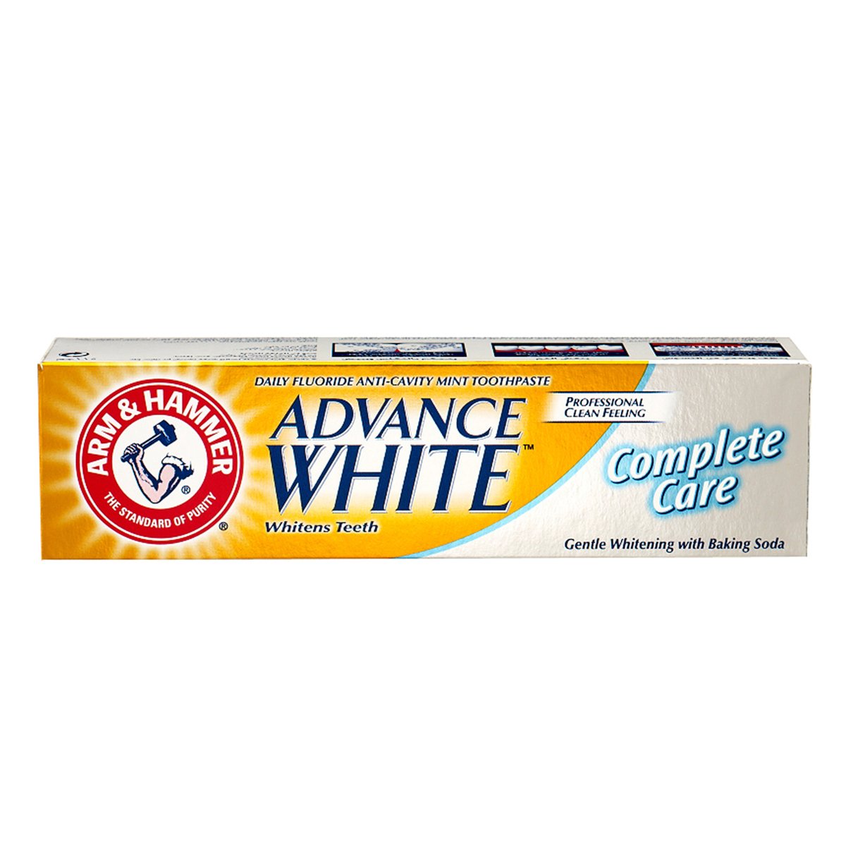 GETIT.QA- Qatar’s Best Online Shopping Website offers ARM & HAMMER TOOTH PASTE ADVANCE WHITE COMPLETE CARE 115 G at the lowest price in Qatar. Free Shipping & COD Available!
