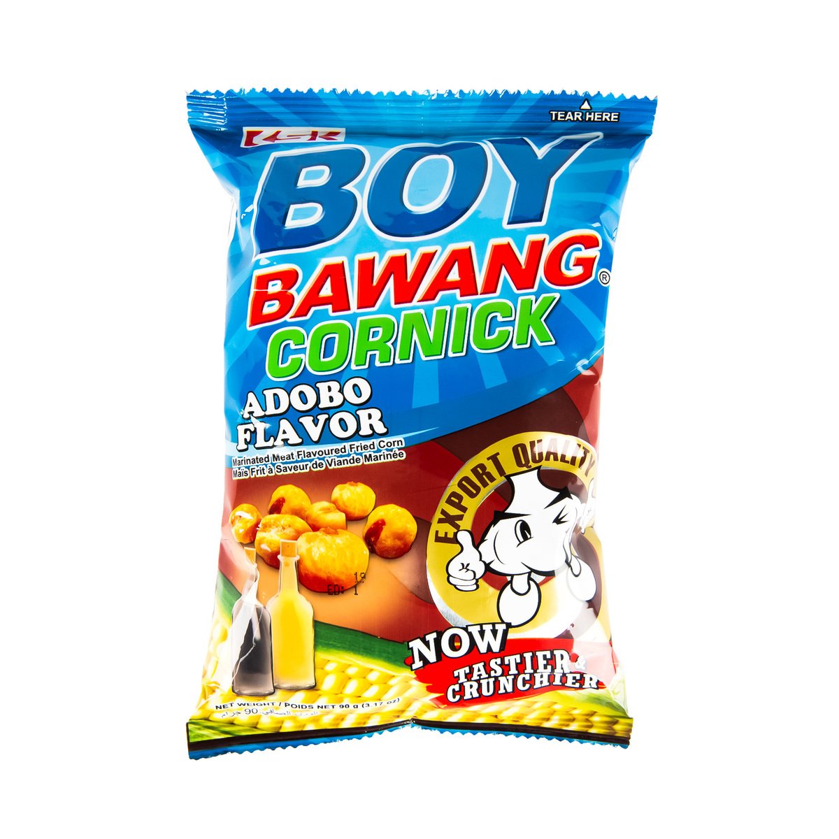 GETIT.QA- Qatar’s Best Online Shopping Website offers KSK BOY BAWANG ADOBO FLAVOUR CORNICK 90 G at the lowest price in Qatar. Free Shipping & COD Available!