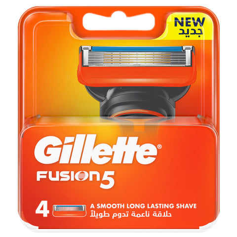 GETIT.QA- Qatar’s Best Online Shopping Website offers GILLETTE FUSION 5 MEN'S RAZOR BLADE REFILLS 4 PCS at the lowest price in Qatar. Free Shipping & COD Available!