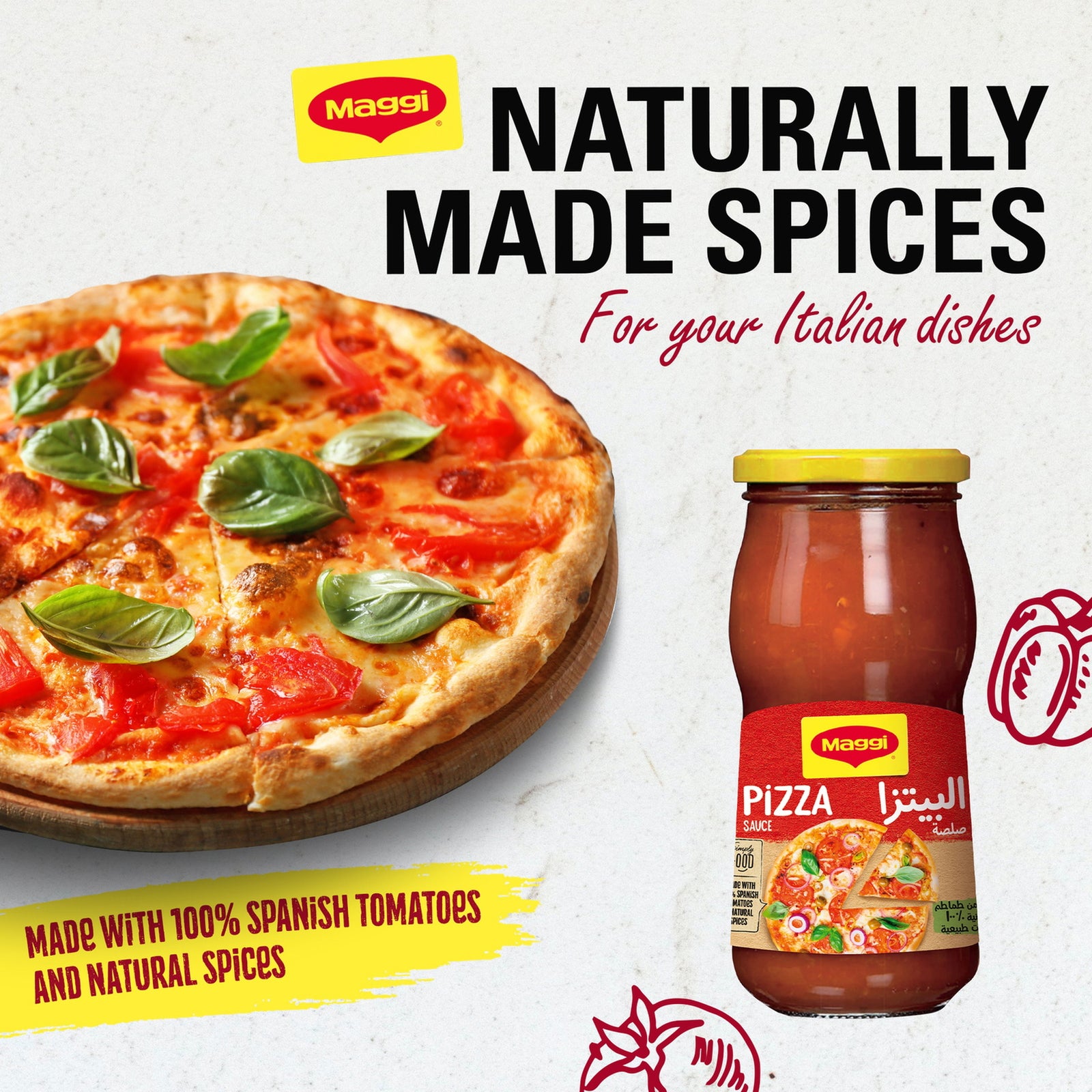 GETIT.QA- Qatar’s Best Online Shopping Website offers MAGGI PIZZA SAUCE 400 G at the lowest price in Qatar. Free Shipping & COD Available!