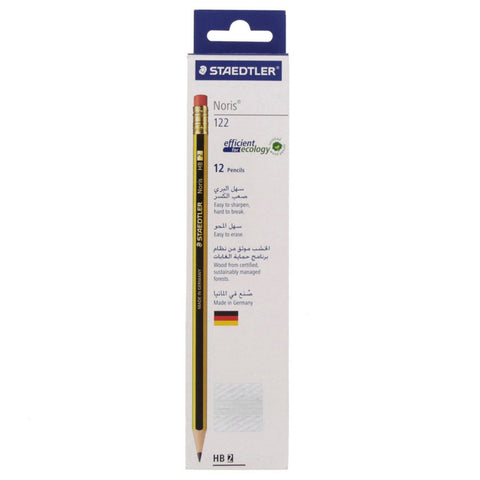 GETIT.QA- Qatar’s Best Online Shopping Website offers STAEDTLER NORIS HB2 PENCIL 122-HBA 12PIECE at the lowest price in Qatar. Free Shipping & COD Available!