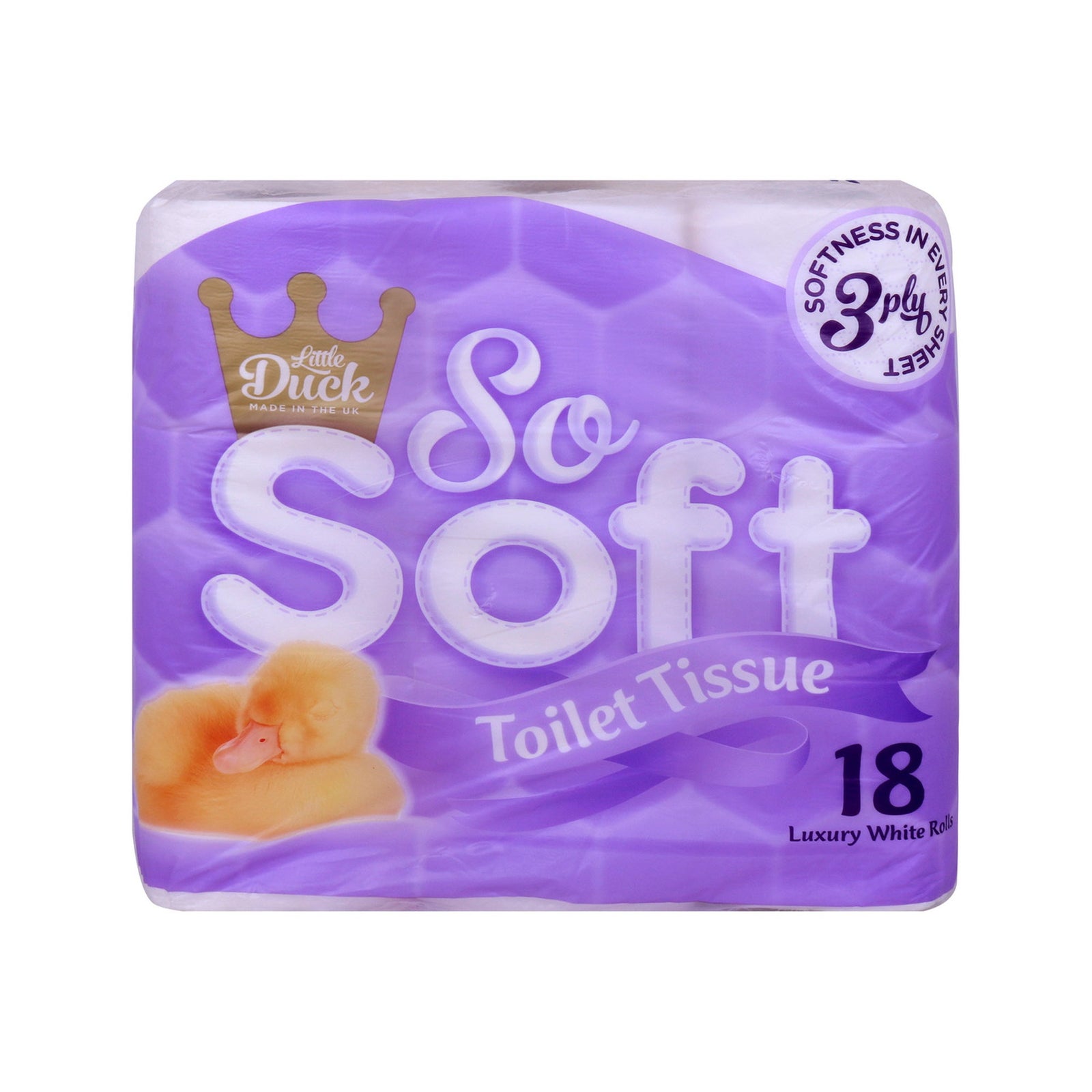 GETIT.QA- Qatar’s Best Online Shopping Website offers LITTLE DUCK TOILET TISSUE SO SOFT 3PLY 18 SHEETS at the lowest price in Qatar. Free Shipping & COD Available!