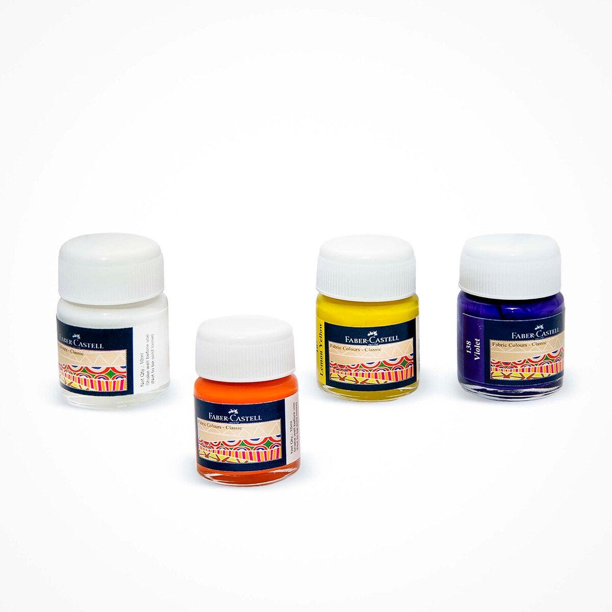 GETIT.QA- Qatar’s Best Online Shopping Website offers FABER-CASTELL  FABRIC COLOUR 1410500 12'S at the lowest price in Qatar. Free Shipping & COD Available!