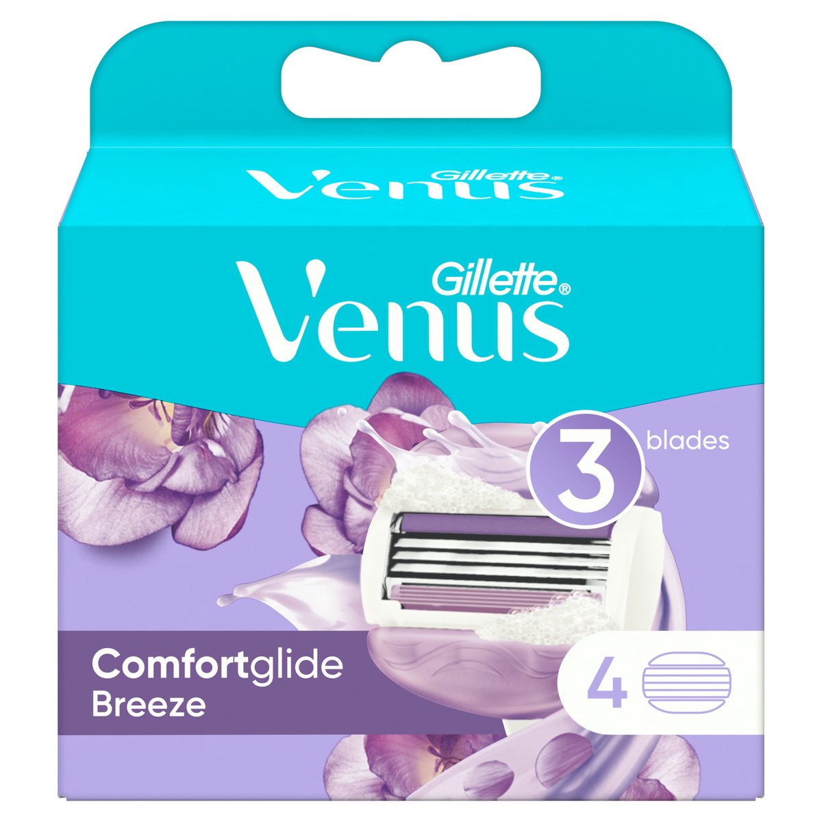 GETIT.QA- Qatar’s Best Online Shopping Website offers GILLETTE VENUS RAZOR COMFORT GLIDE BREEZE 4 PCS at the lowest price in Qatar. Free Shipping & COD Available!
