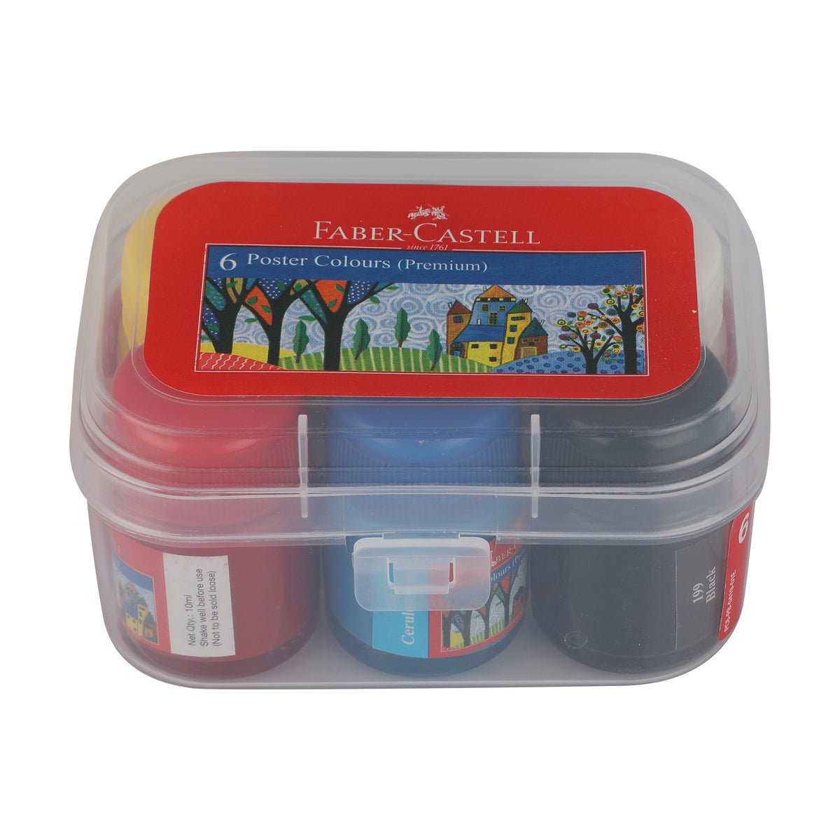 GETIT.QA- Qatar’s Best Online Shopping Website offers FABER-CASTELL 6PCS POSTER COLOR 10ML 141006 at the lowest price in Qatar. Free Shipping & COD Available!