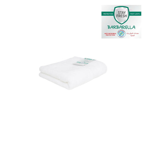 GETIT.QA- Qatar’s Best Online Shopping Website offers BARBARELLA ANTI-MICROBIAL HAND TOWEL, 50 X 100 CM, WHITE at the lowest price in Qatar. Free Shipping & COD Available!