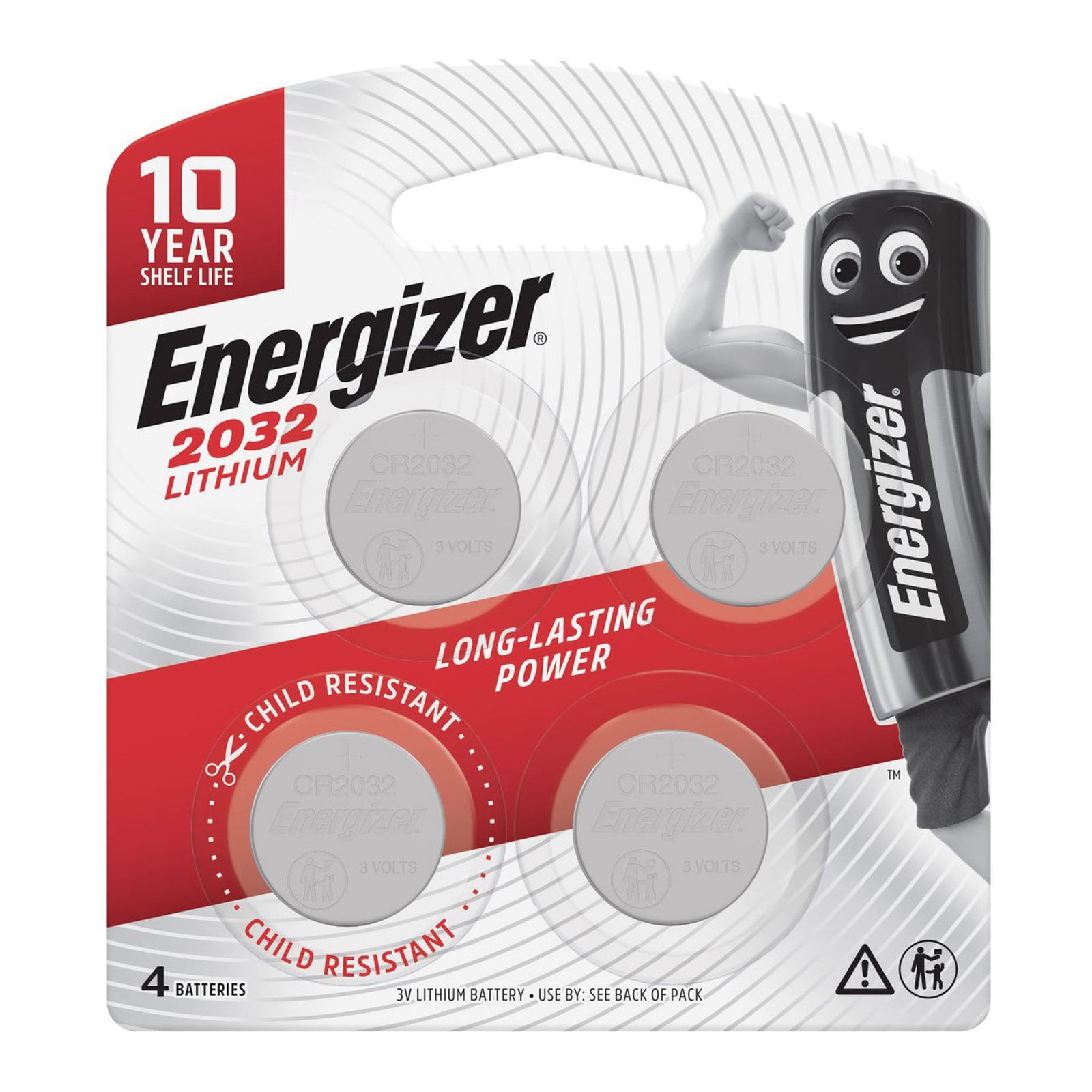GETIT.QA- Qatar’s Best Online Shopping Website offers ENERGIZER CR2032 LITHIUM COIN BATTERIES, 4 PCS, E-CR2032 BP4 at the lowest price in Qatar. Free Shipping & COD Available!