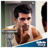 GETIT.QA- Qatar’s Best Online Shopping Website offers GILLETTE BLUE3 MEN€™S DISPOSABLE RAZORS 6 PCS + 2 at the lowest price in Qatar. Free Shipping & COD Available!