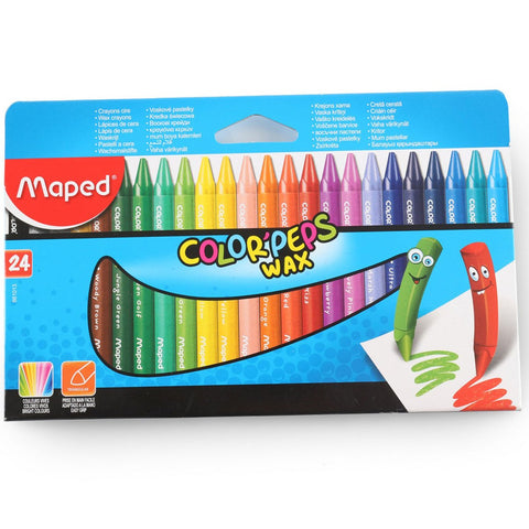 GETIT.QA- Qatar’s Best Online Shopping Website offers MAPED COLOR'PEPS WAX CRAYONS 24 PIECE at the lowest price in Qatar. Free Shipping & COD Available!