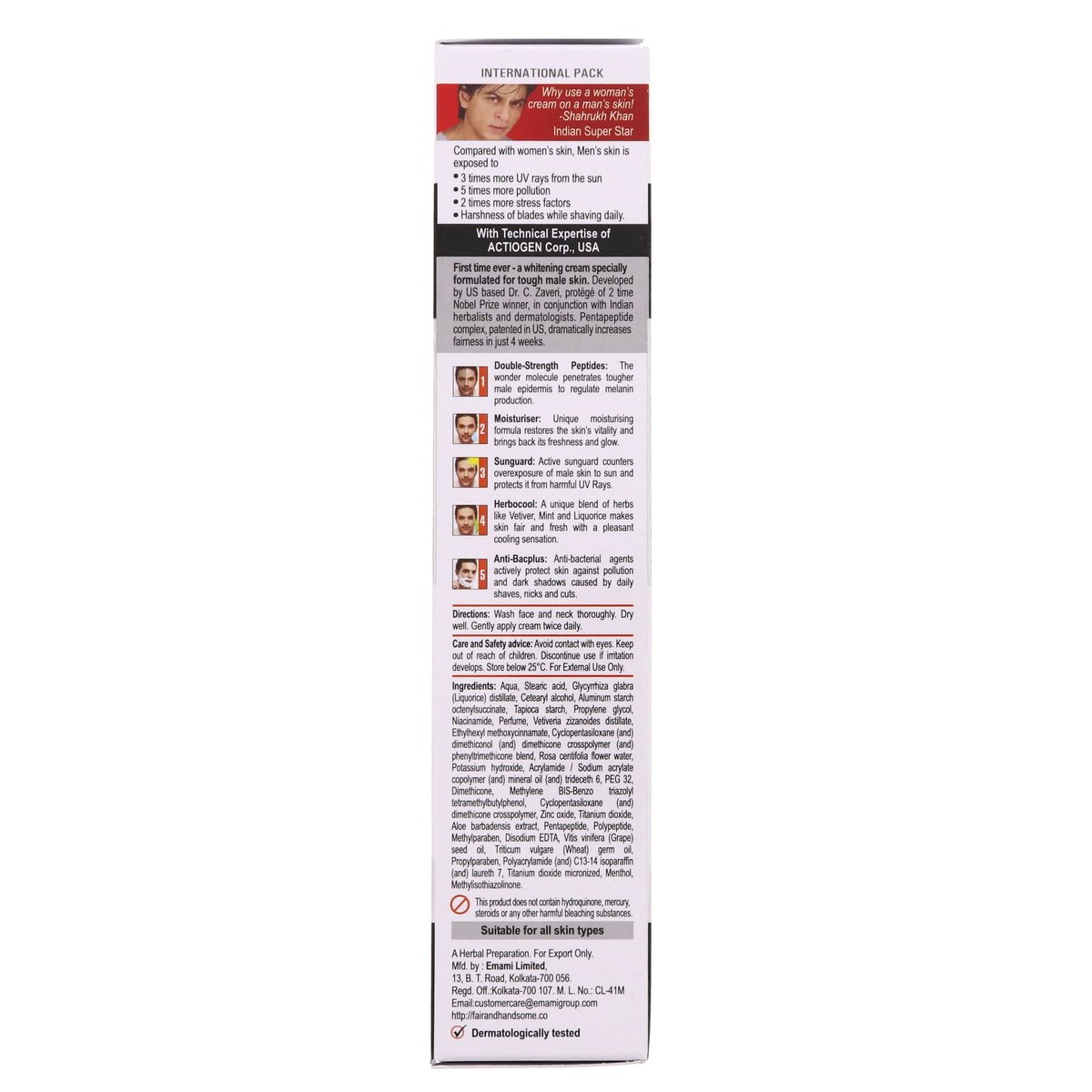 GETIT.QA- Qatar’s Best Online Shopping Website offers EMAMI FAIR & HANDSOME ADVANCED WHITENING CREAM FOR MEN 100 ML at the lowest price in Qatar. Free Shipping & COD Available!