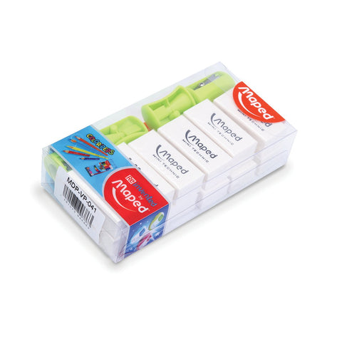 GETIT.QA- Qatar’s Best Online Shopping Website offers MAPED ERASER 12PIECE + SHARPENER 8PIECE 041 at the lowest price in Qatar. Free Shipping & COD Available!