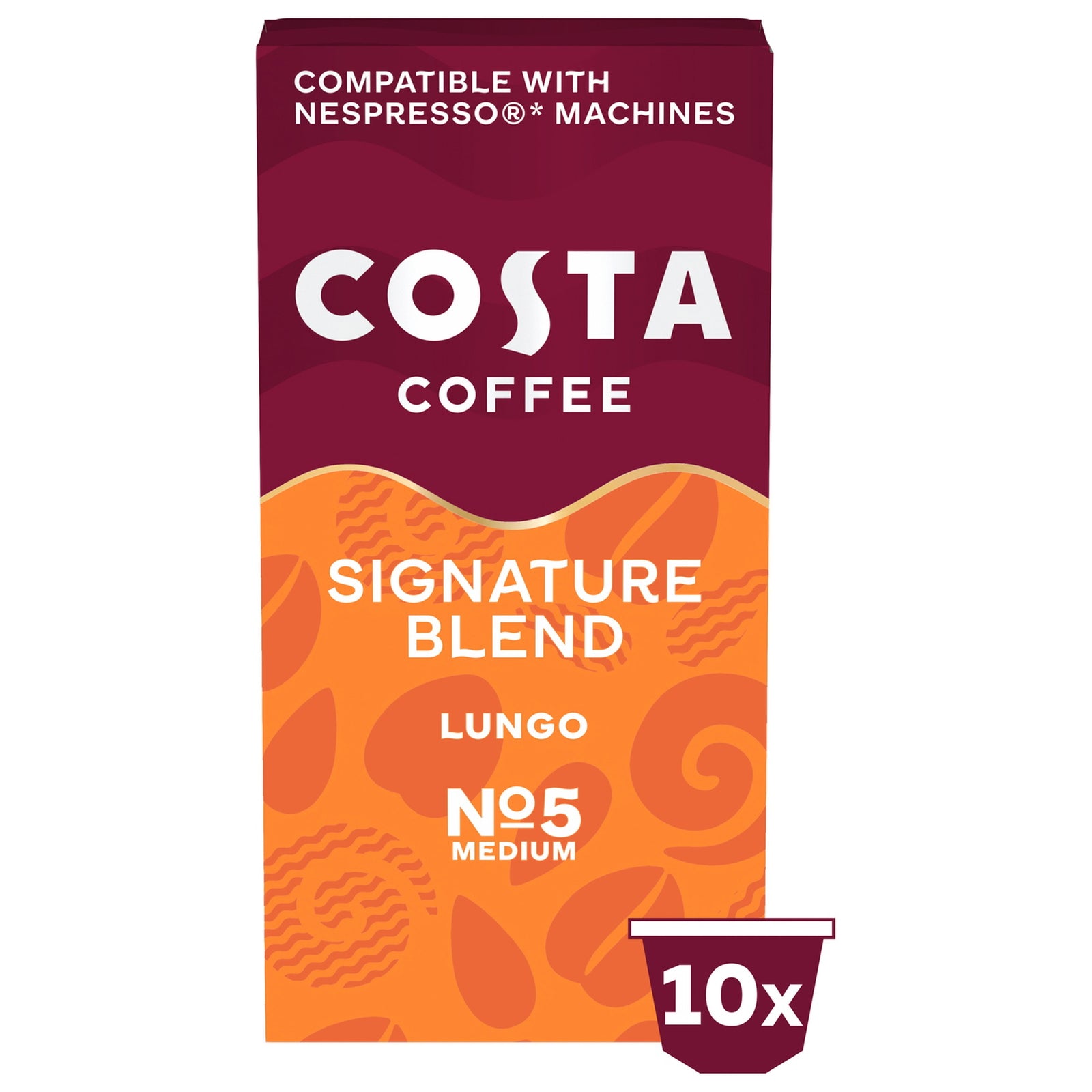 GETIT.QA- Qatar’s Best Online Shopping Website offers COSTA MOCHA ITALIA SIGNATURE BLEND LUNGO COFFEE ALUMINIUM CAPSULES 10PCS 57 G at the lowest price in Qatar. Free Shipping & COD Available!