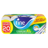 GETIT.QA- Qatar’s Best Online Shopping Website offers FINE COMFORT XL TOILET PAPER 2PLY 20PCS at the lowest price in Qatar. Free Shipping & COD Available!