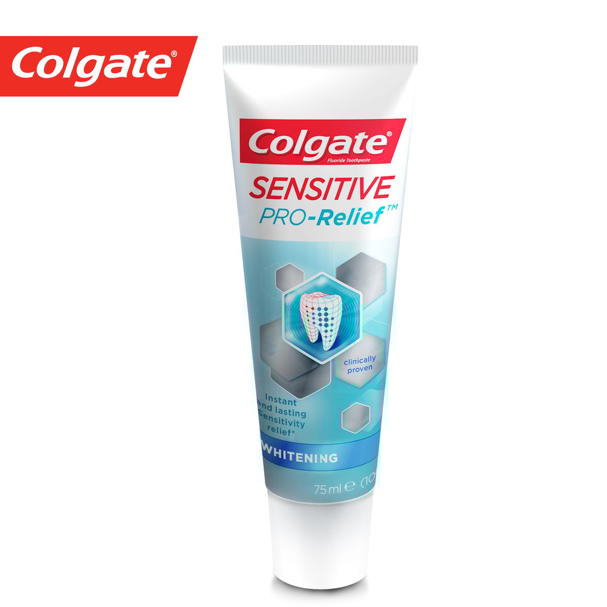 GETIT.QA- Qatar’s Best Online Shopping Website offers COLGATE FLUORIDE TOOTHPASTE SENSITIVE PRO-RELIEF WHITENING 75 ML at the lowest price in Qatar. Free Shipping & COD Available!