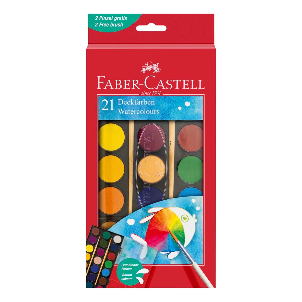 GETIT.QA- Qatar’s Best Online Shopping Website offers FABER-CASTELL WATER COLOR 21'S 125021 at the lowest price in Qatar. Free Shipping & COD Available!