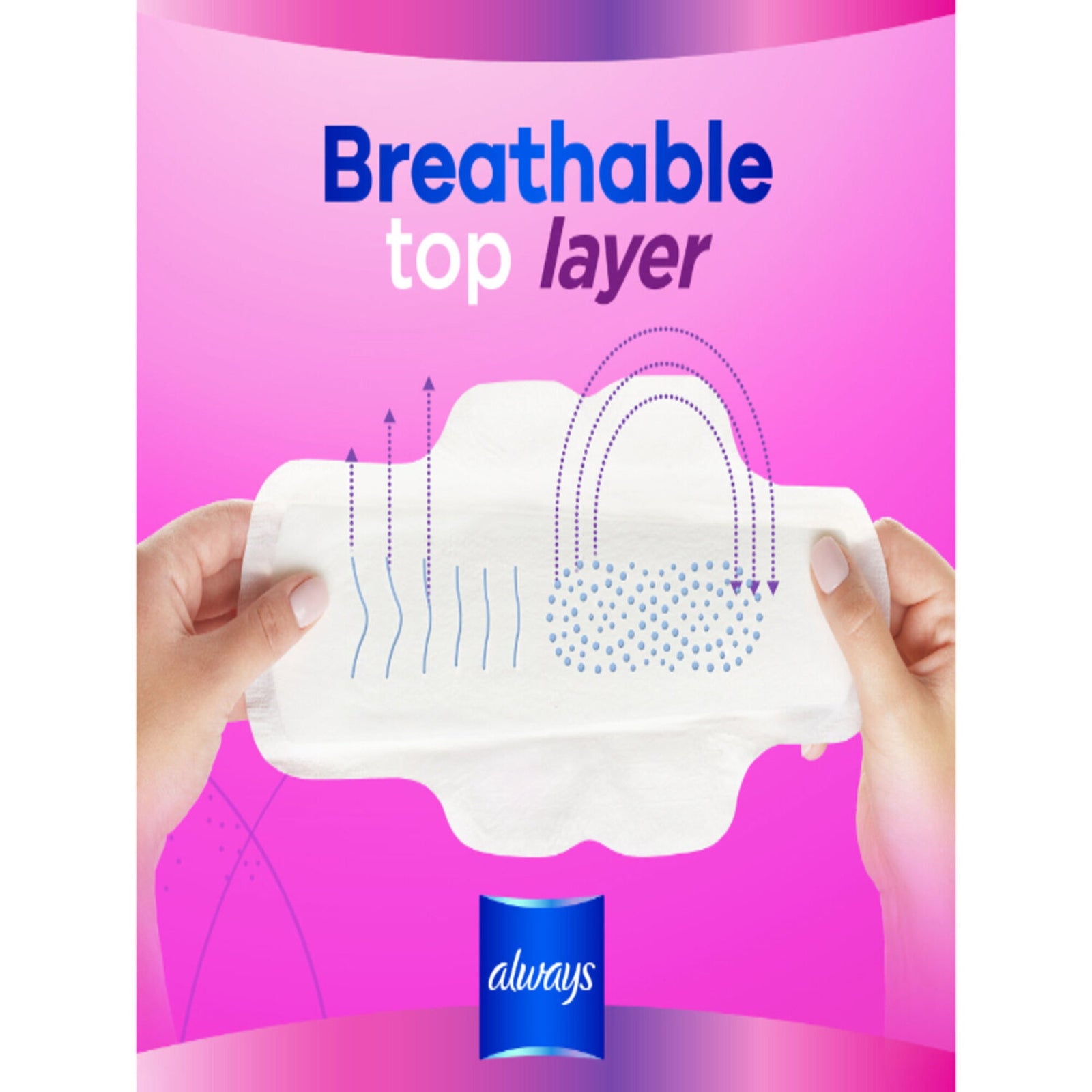 GETIT.QA- Qatar’s Best Online Shopping Website offers ALWAYS DIAMOND FLEXFOAM LARGE SANITARY PADS WITH WINGS 13 PCS at the lowest price in Qatar. Free Shipping & COD Available!