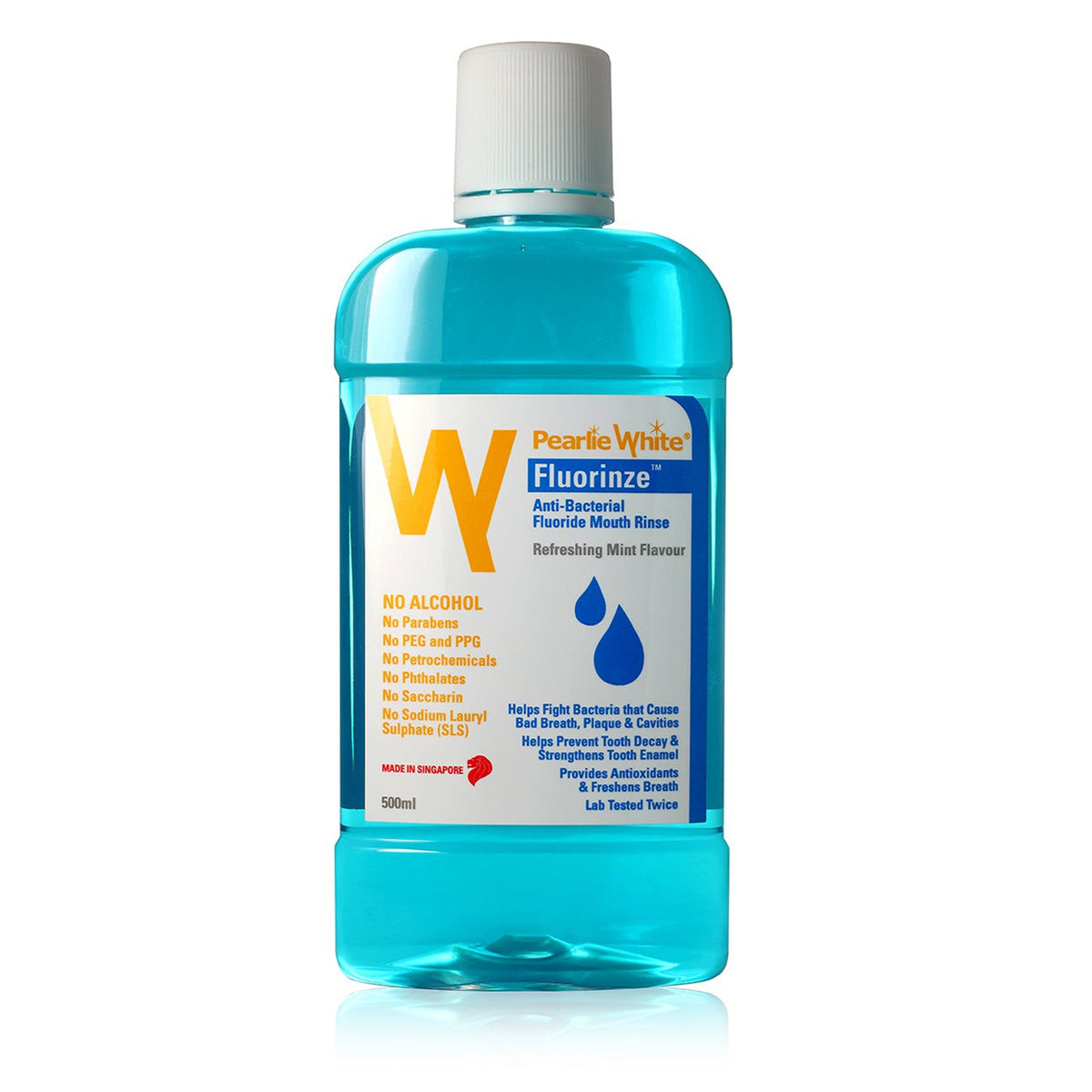 GETIT.QA- Qatar’s Best Online Shopping Website offers PEARLIE WHITE FLUORINZE MOUTH WASH 500 ML at the lowest price in Qatar. Free Shipping & COD Available!