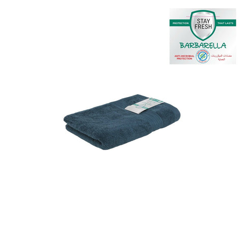 GETIT.QA- Qatar’s Best Online Shopping Website offers BARBARELLA ANTI-MICROBIAL HAND TOWEL, 50 X 100 CM, BLUE at the lowest price in Qatar. Free Shipping & COD Available!