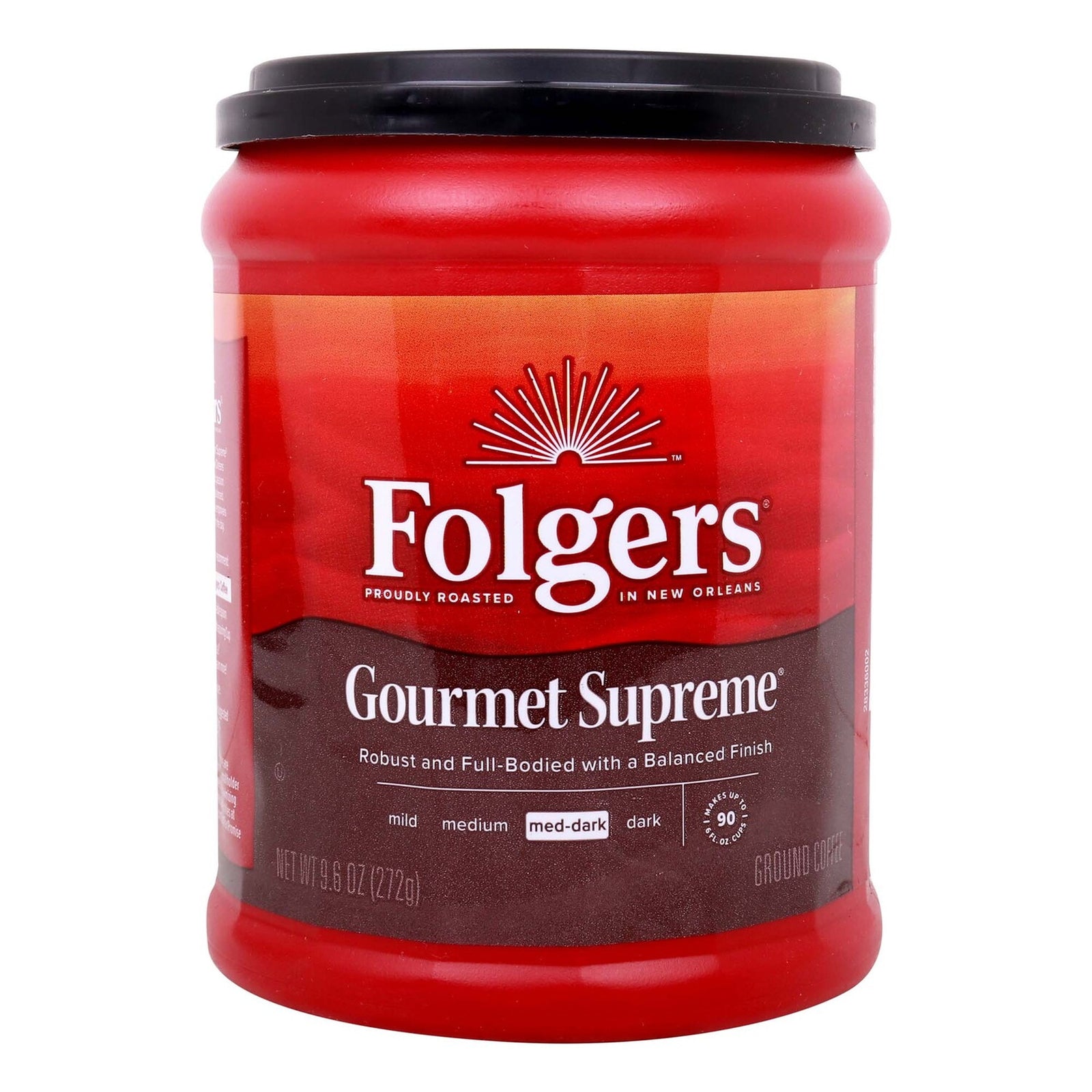 GETIT.QA- Qatar’s Best Online Shopping Website offers FOLGERS GOURMET SUPREME MED-DARK GROUND COFFEE 272 G at the lowest price in Qatar. Free Shipping & COD Available!
