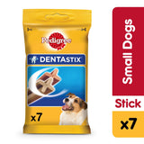 GETIT.QA- Qatar’s Best Online Shopping Website offers PEDIGREE DENTASTIX DOG TREATS SMALL BREED DOG 7 PCS MULTIPACK 110 G
 at the lowest price in Qatar. Free Shipping & COD Available!