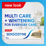 GETIT.QA- Qatar’s Best Online Shopping Website offers SENSODYNE MULTI CARE + WHITENING TOOTHPASTE 75 ML at the lowest price in Qatar. Free Shipping & COD Available!