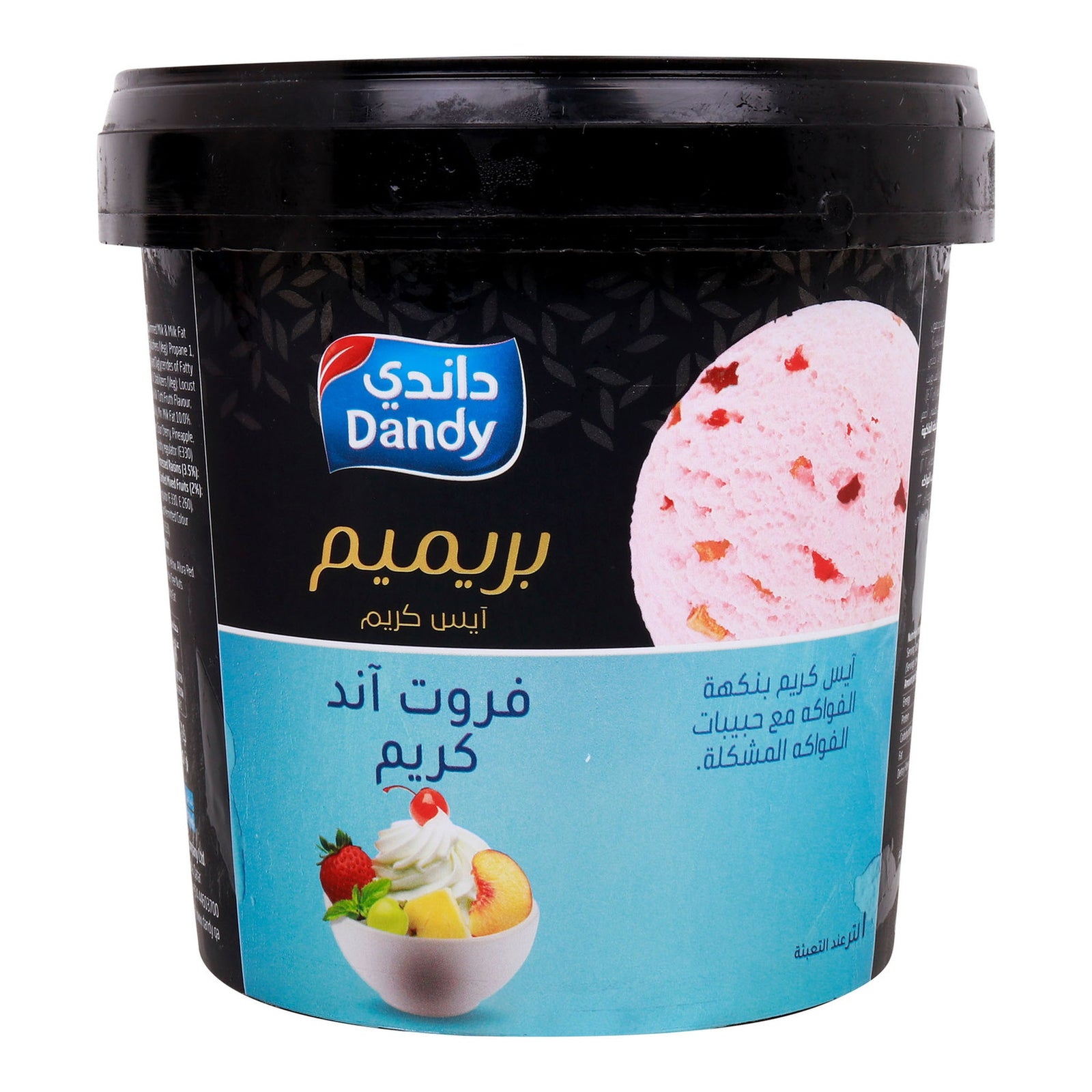 GETIT.QA- Qatar’s Best Online Shopping Website offers DANDY PREMIUM FRUITS & CREAM ICE CREAM 1 LITRE at the lowest price in Qatar. Free Shipping & COD Available!