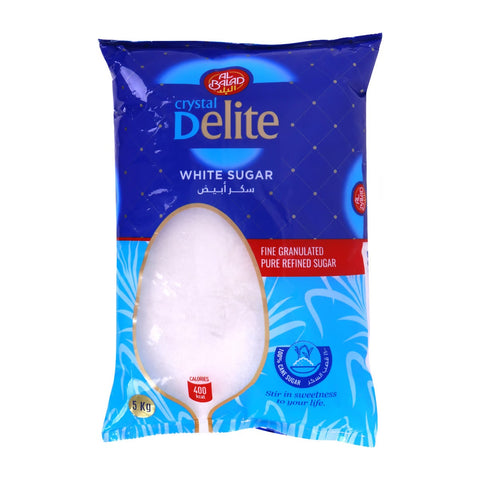 GETIT.QA- Qatar’s Best Online Shopping Website offers AL BALAD DELITE WHITE SUGAR 5KG at the lowest price in Qatar. Free Shipping & COD Available!
