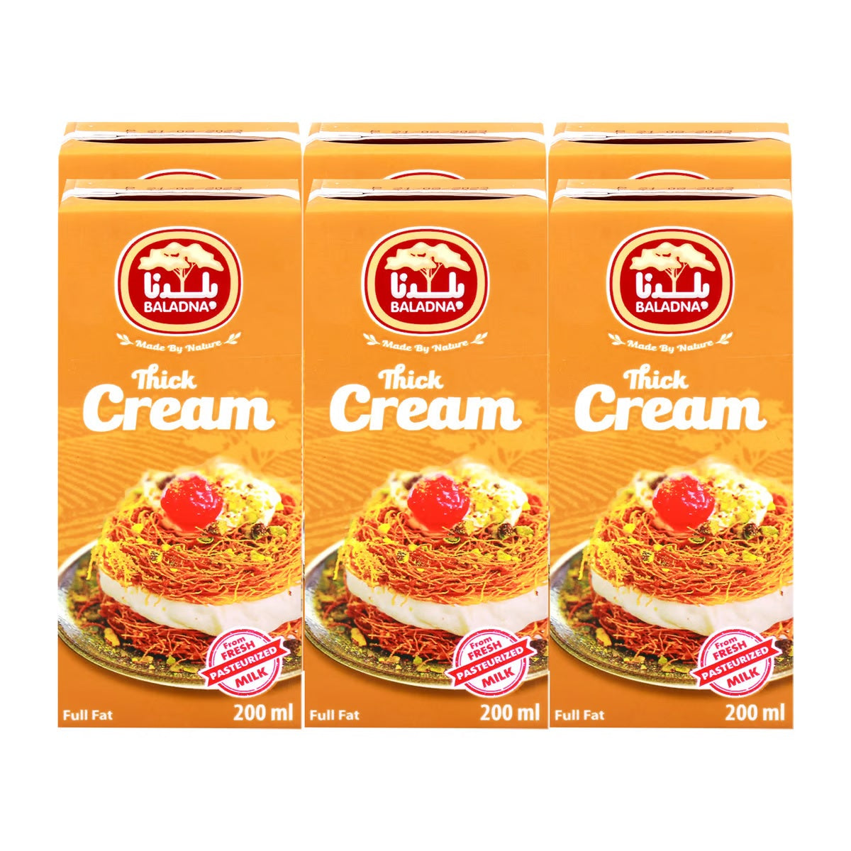 GETIT.QA- Qatar’s Best Online Shopping Website offers Baladna Thick Cream Full Fat 200 ml at lowest price in Qatar. Free Shipping & COD Available!